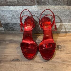 Christian Louboutin Shiny Red Heels